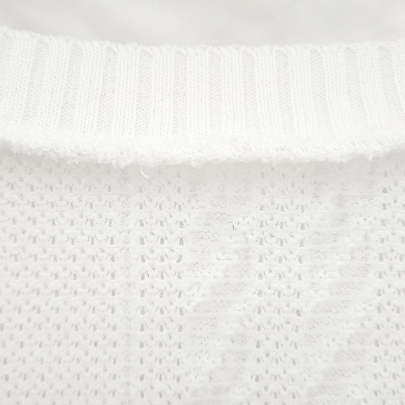 Zara Sweater Knit CropTop (White, Size S), Tags Removed for Comfort - Picture 2 of 2